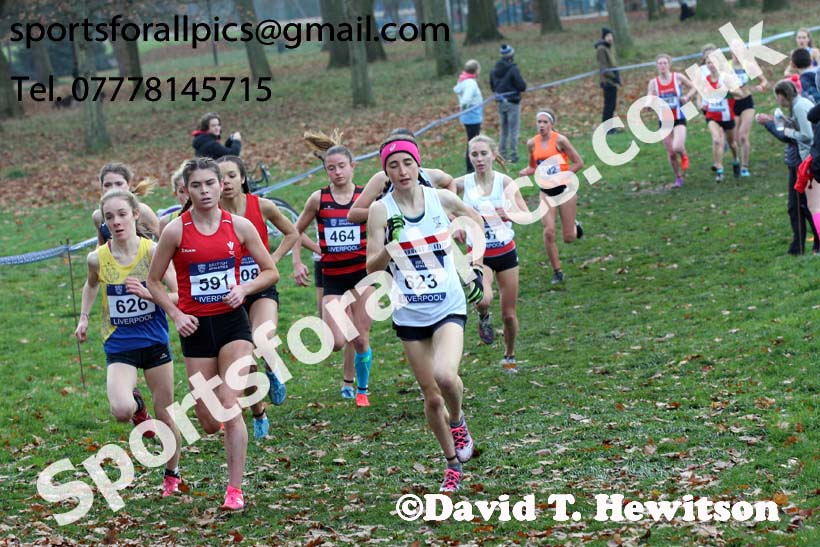 Womens under-17s and junior British Athletics Liverpool Cross Challenge, Sefton Park, Liverpool. Photo:  David T. Hewitson/Sports for All Pics